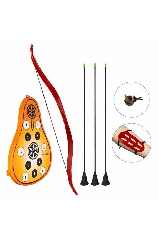 Okçuluk Mini Hilal Puta Seti Standart - Kırmızı