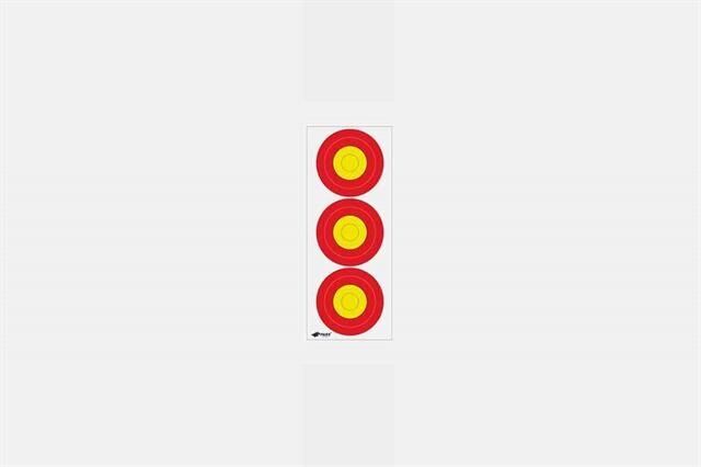 Hedef Kağıdı 3X20 Cm Klasik Antrenman Kağıdı Standart - Siyah