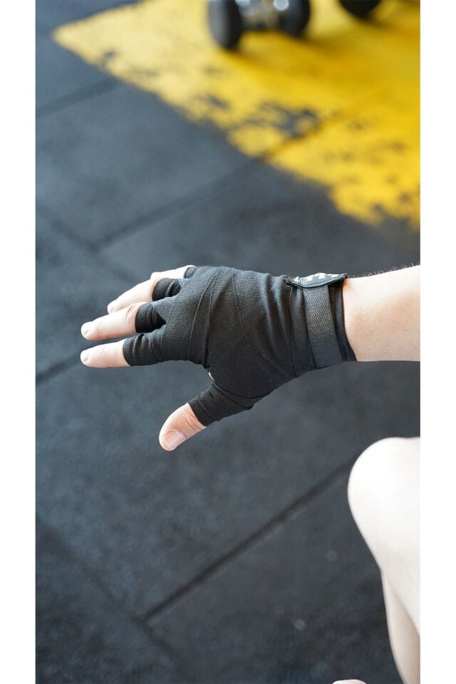 Boks Kickbox Muay Thai Sanda El Bandajı 3,5 Metre X 2 Adet Çift Boks Bandajı Sargı Bandaj