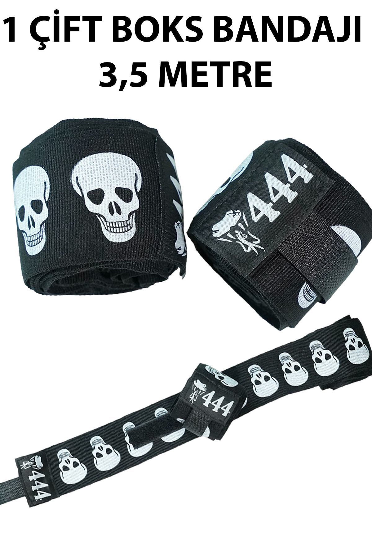Boks Kickbox Muay Thai Sanda El Bandajı 3,5 Metre X 2 Adet Çift Boks Bandajı Sargı Bandaj