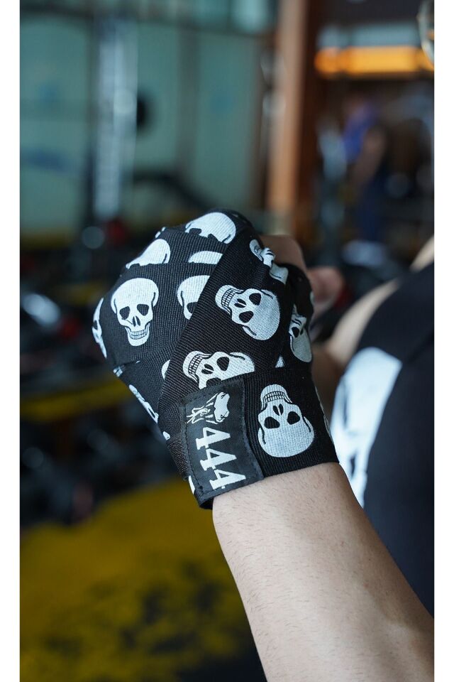 Boks Kickbox Muay Thai Sanda El Bandajı 3,5 Metre X 2 Adet Çift Boks Bandajı Sargı Bandaj