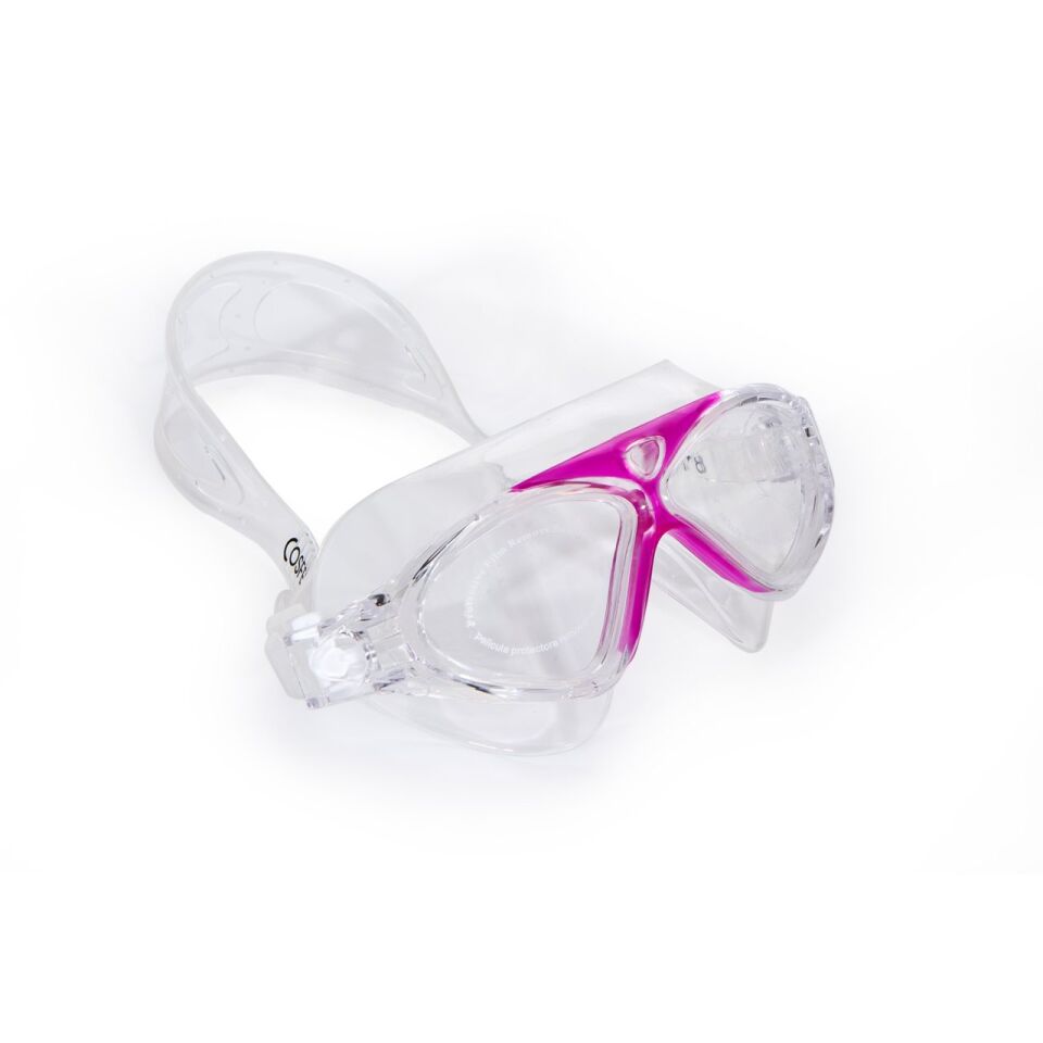 Cosfer CSF8170P (Pembe) Silikon Yüzücü Gözlüğü Şeffaf Özel Kutuda