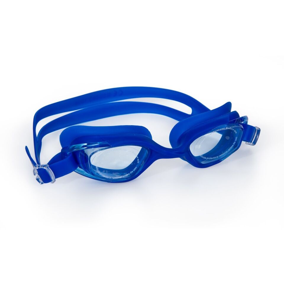 Cosfer CSFGS3M (Mavi) Silikon Yüzücü Gözlüğü Şeffaf Özel Kutuda