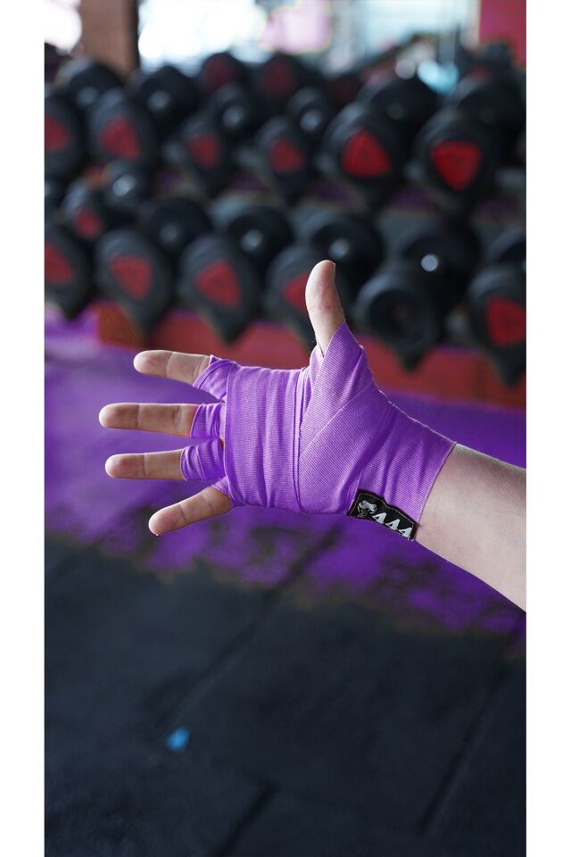 Boks Kickbox Muay Thai Sanda El Bandajı 3,5 Metre X 2 Adet Çift Boks Bandajı Sargı Bandaj