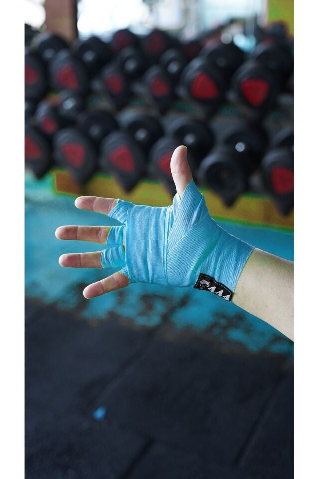 Boks Kickbox Muay Thai Sanda El Bandajı 3,5 Metre X 2 Adet Çift Boks Bandajı Sargı Bandaj