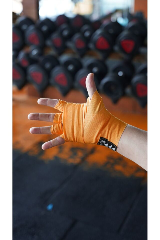 Boks Kickbox Muay Thai Sanda El Bandajı 3,5 Metre X 2 Adet Çift Boks Bandajı Sargı Bandaj