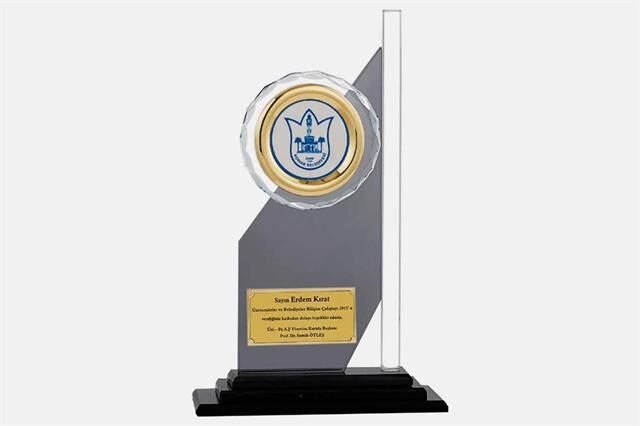 Bayspor M51 Kristal Plaket 26 cm