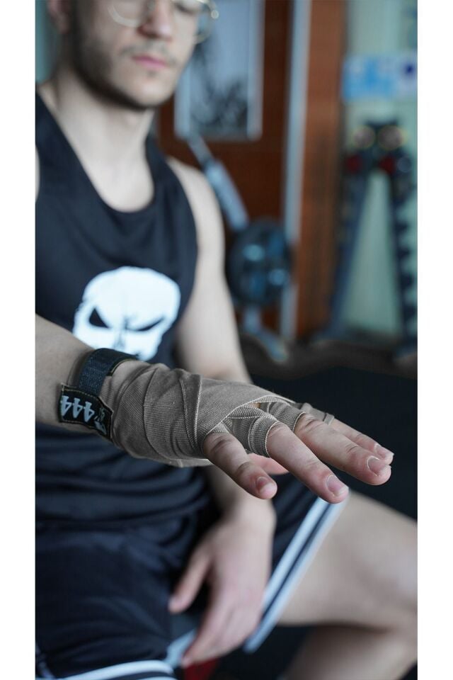 Boks Kickbox Muay Thai Sanda El Bandajı 3,5 Metre X 2 Adet Çift Boks Bandajı Sargı Bandaj