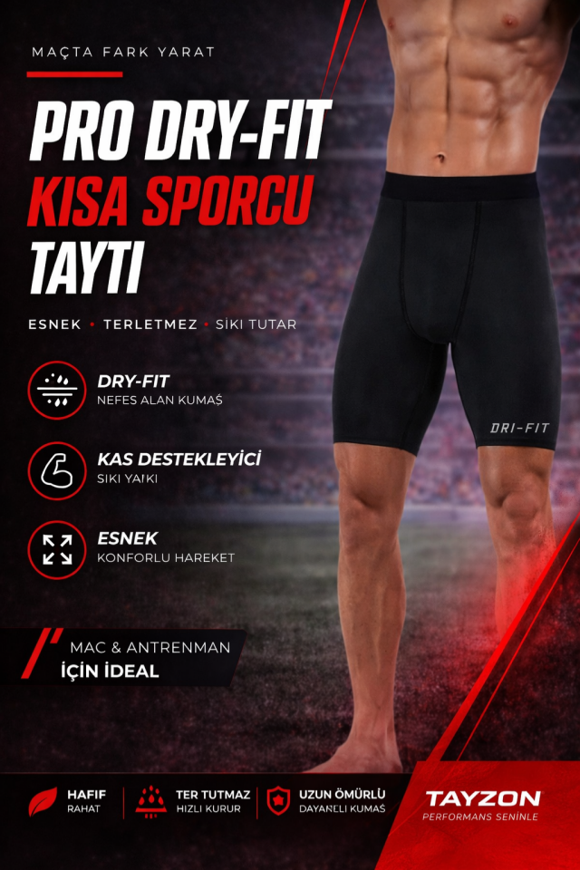 Pro Kısa Futbol Taytı Dizüstü Spor Tayt Kısa Dizüstü Futbol Taytı Spor Taytı Fitness Tayt