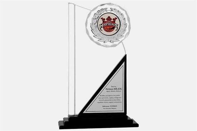 M55 Kristal Plaket 28 cm