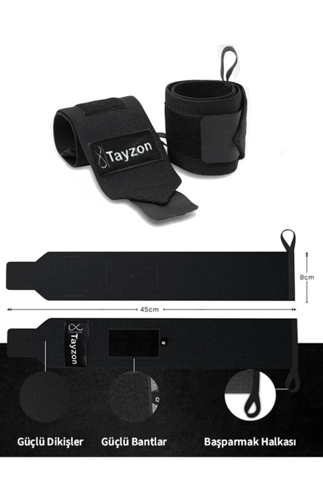 Profesyonel Fitness Bilekliği Fitness Crossfit Ağırlık Bilekliği Wrist Wraps Ağırlık Kaldırma Kayışı