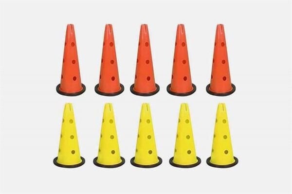 Bayspor 40 Cm Delikli Antrenman Hunisi Seti 10 lu