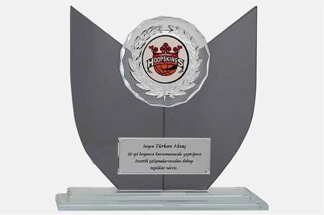 M67 Kristal Plaket 22 cm