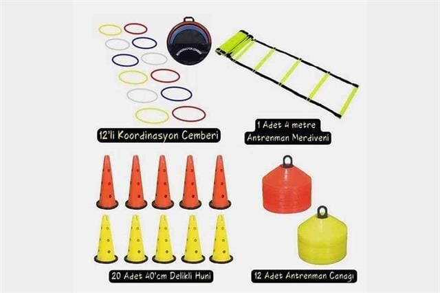 Full Antrenman Seti – Merdiven, Huni, Çanak & Çember