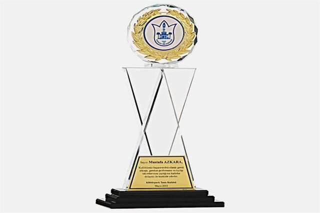 Bayspor M77 Kristal Plaket 28 cm