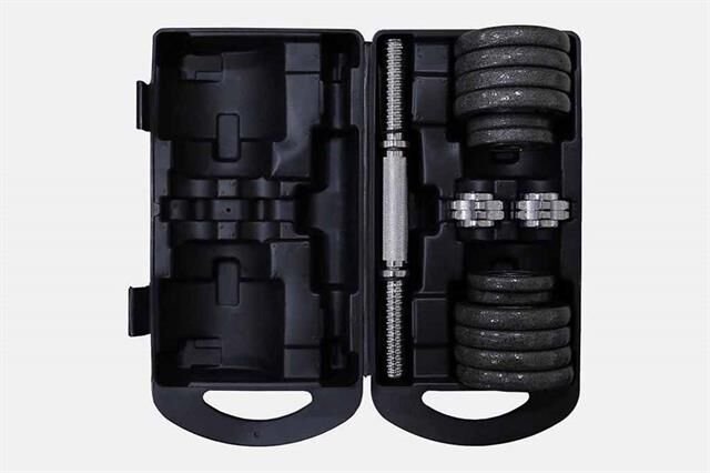 Helix H-GPS15 Çantalı Gri Plaka Set - 15 KG