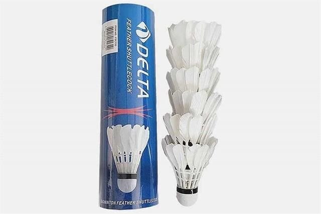 Badminton Topu Plastik 6 lı-Kaz Tüyü