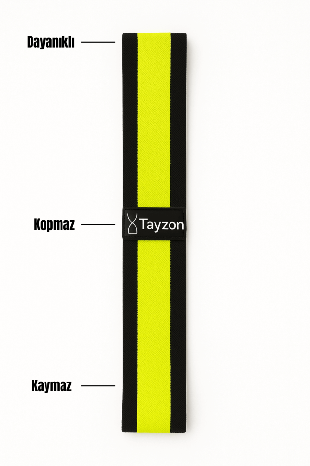 Pilates Lastiği Egzersiz Lastiği Loop Band - Orta Seviye Direnç Bandı