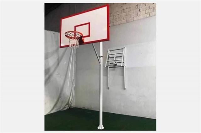 105x180cm Fiber Panya Tek Direk Basketbol Potası