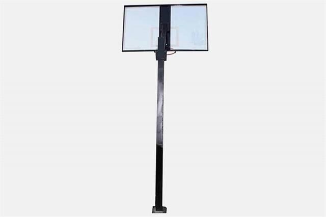 BSE107 Tek Direk Profil (100x100x 4mm) 10 mm Cam (Ak) panya 105x180 cm 20 Sabit Çember Cıvata Yükseklik Ayarlı