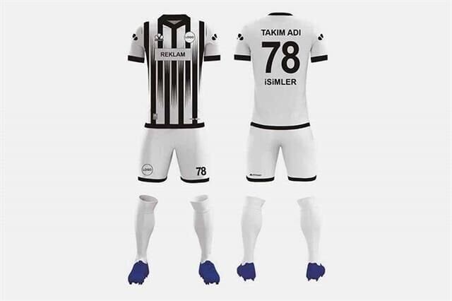 ZFD004 Dijital Futbol Forma Takımı Yağmur Desen - Bisiklet Yaka
