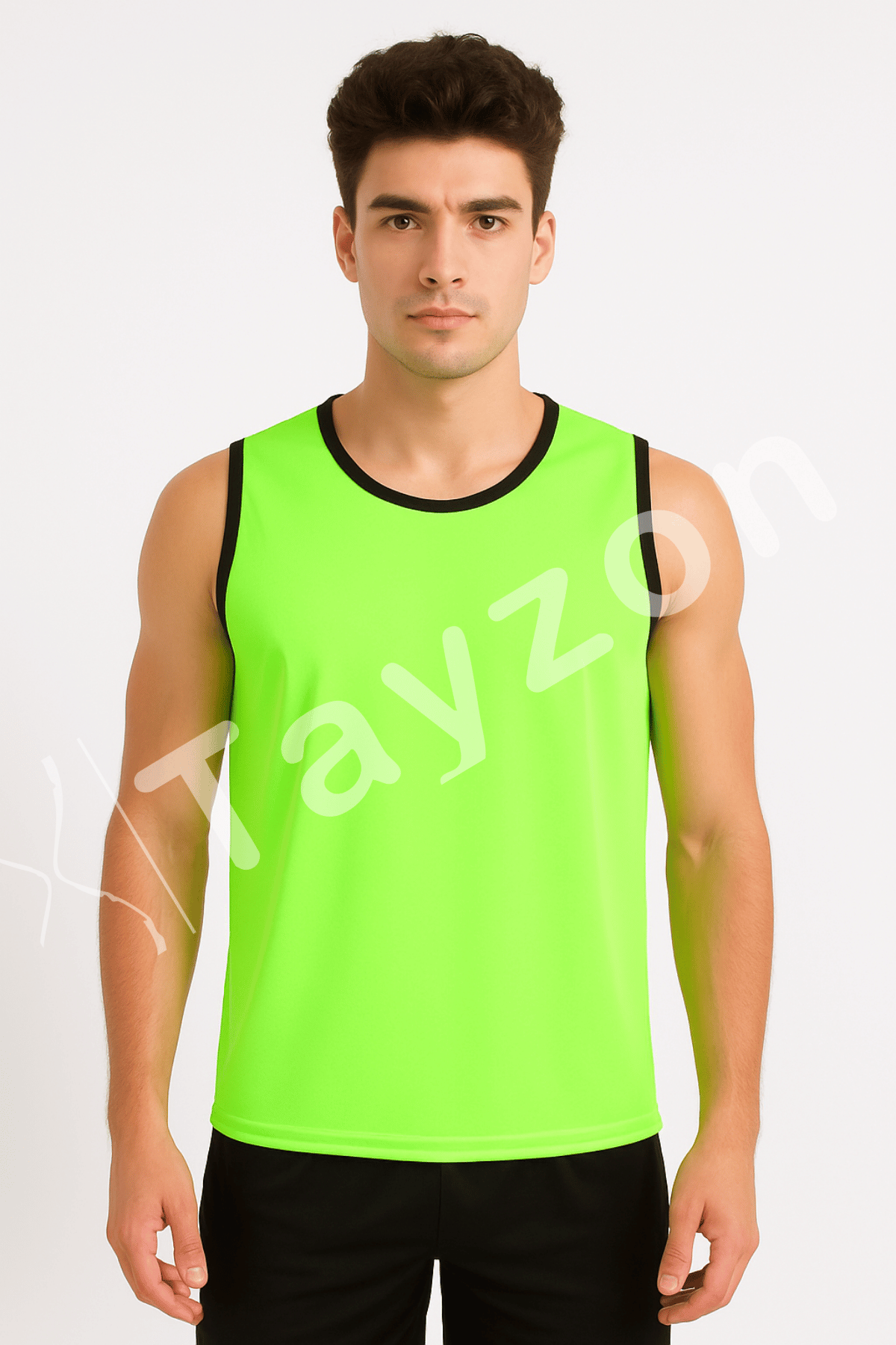 Fosfor Yeşil Antrenman Yeleği – Spor Eğitim Yeleği-L/XL Beden