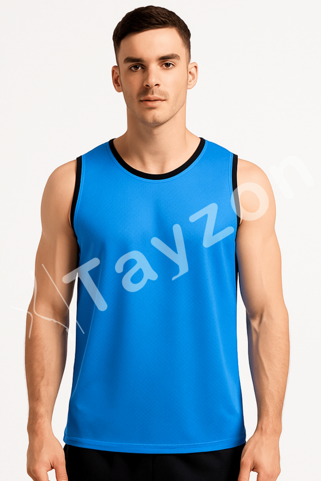 Mavi Antrenman Yeleği – Spor Eğitim Yeleği-L/XL Beden