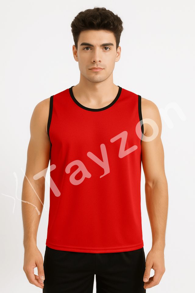 Kırmızı Antrenman Yeleği – Spor Eğitim Yeleği-L/XL Beden