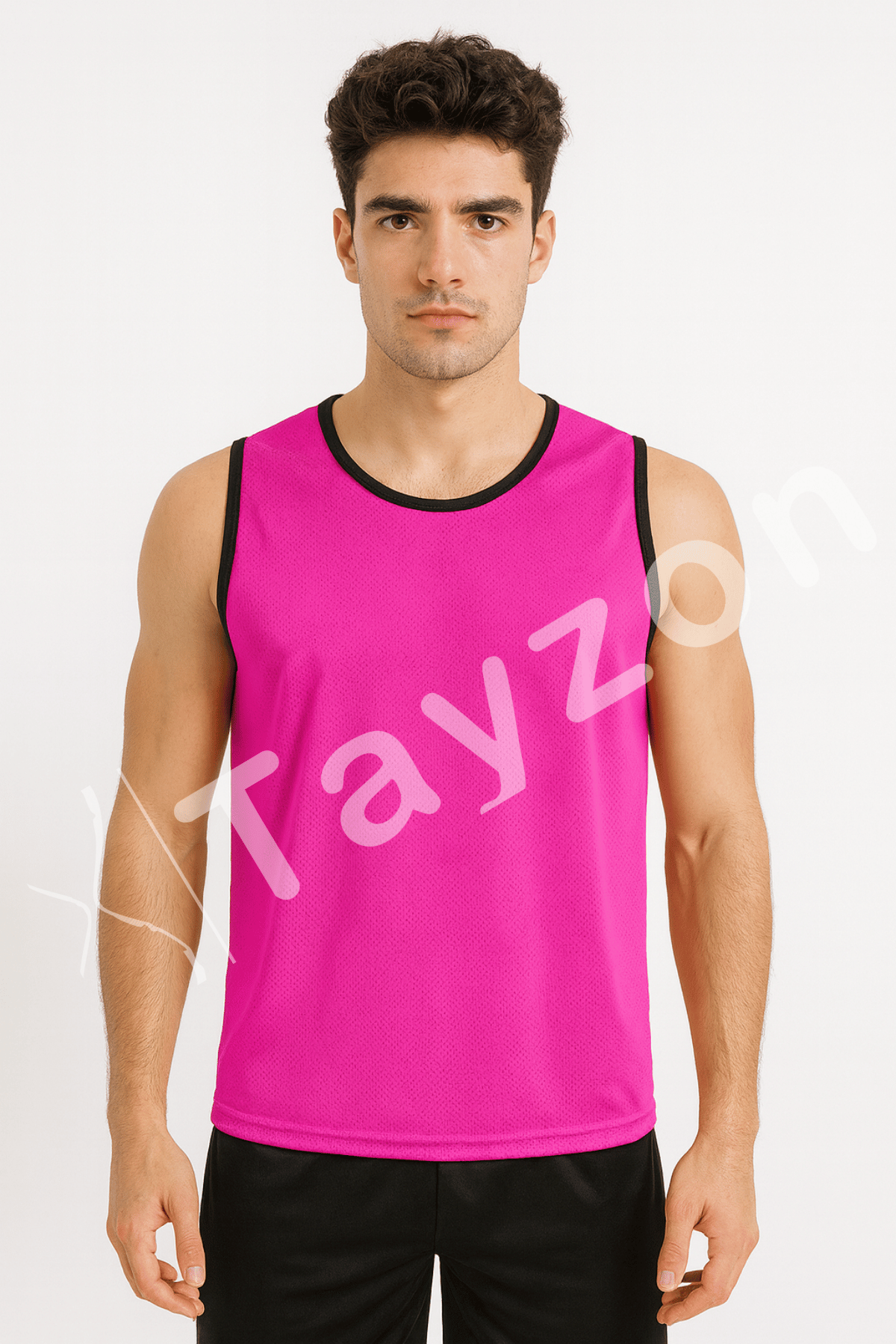 Pembe Antrenman Yeleği – Spor Eğitim Yeleği-L/XL Beden