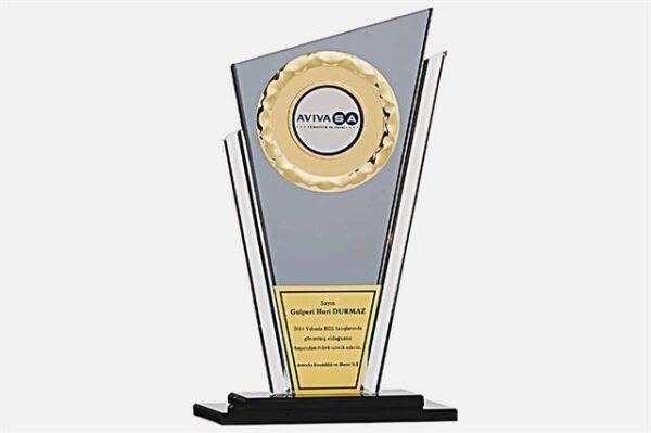 Bayspor M115 Kristal Plaket 27 cm