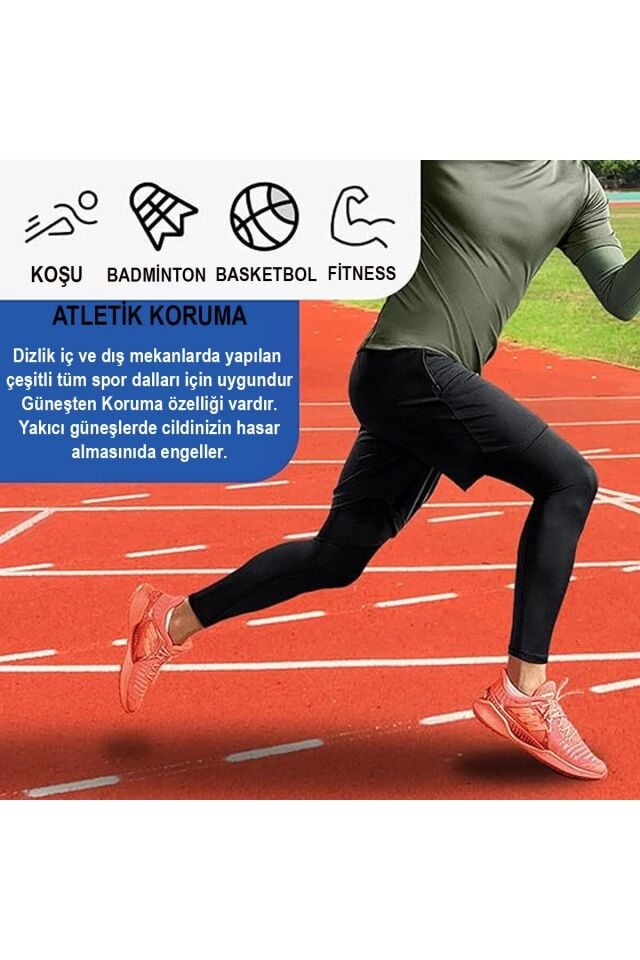 Basketbol Dizliği Korumasız Spor Dizliği – Koşu & Fitness Antrenman Dizliği