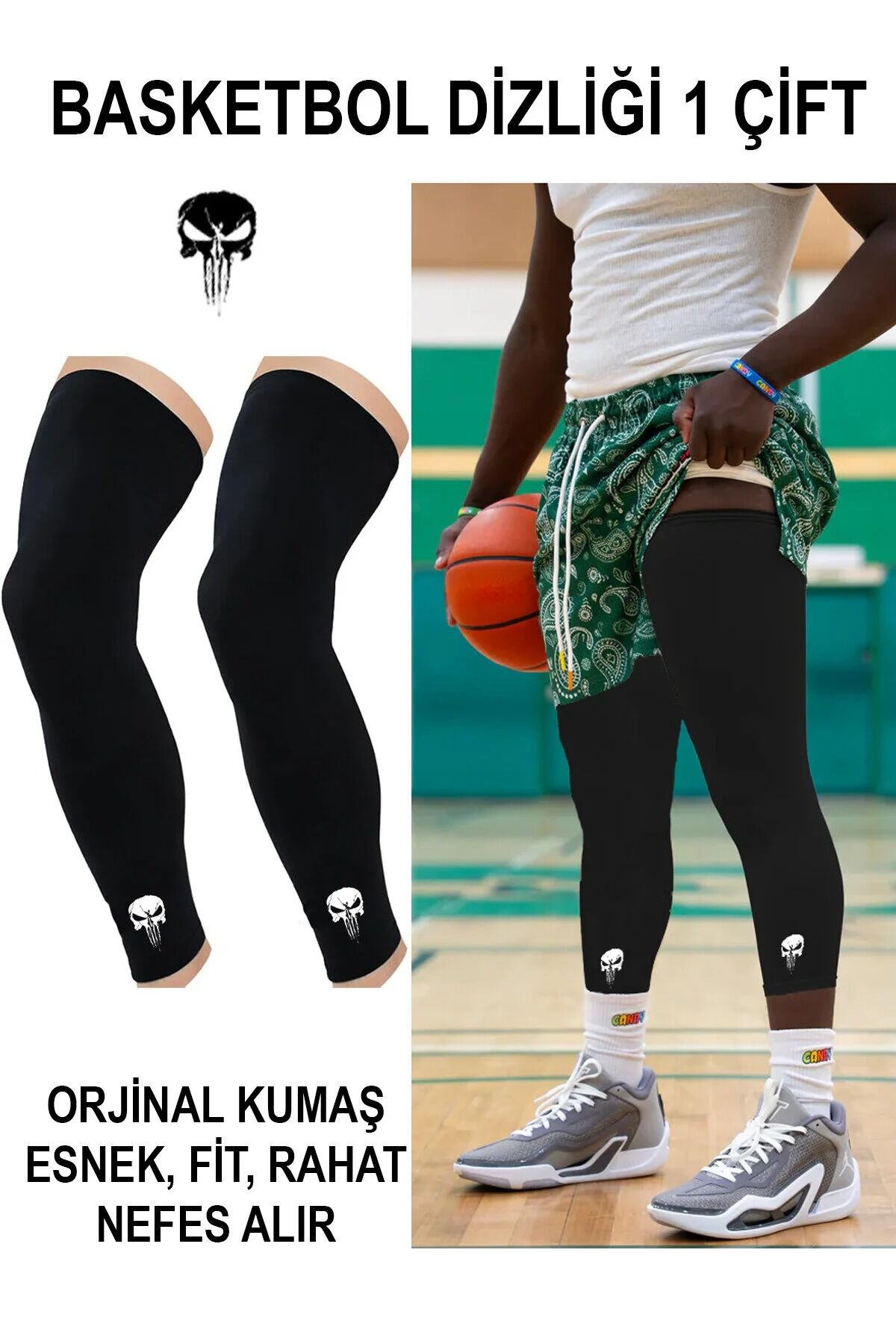 Basketbol Dizliği Korumasız Spor Dizliği – Koşu & Fitness Antrenman Dizliği