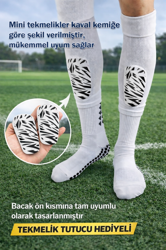 ​Profesyonel Mini Futbol Tekmeliği – Tekmelik Tutucu Hediyeli | Çocuk & Yetişkin Uyumlu