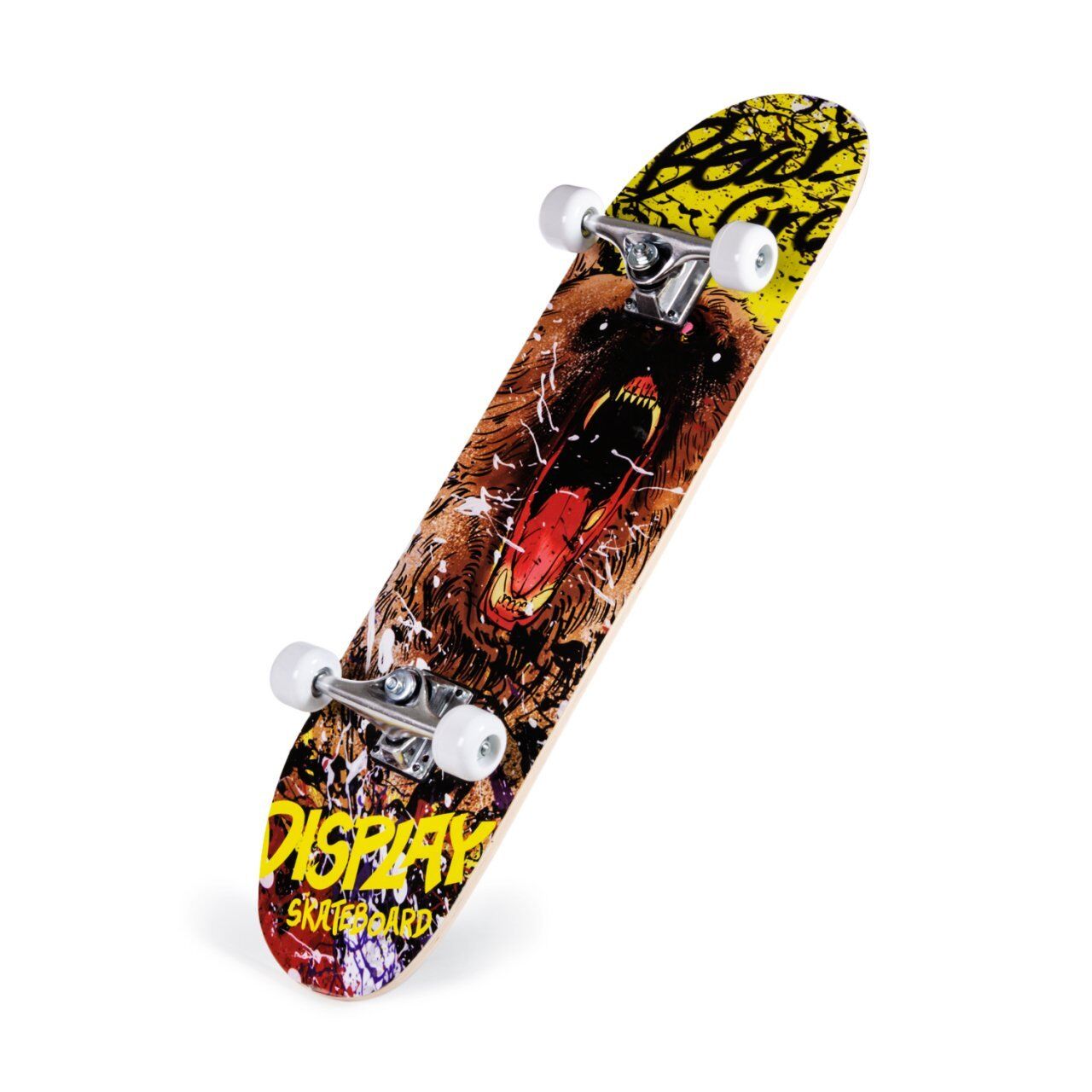 Cosfer CSF3108-Ayı Desenli Silikon Kaykay Tahta