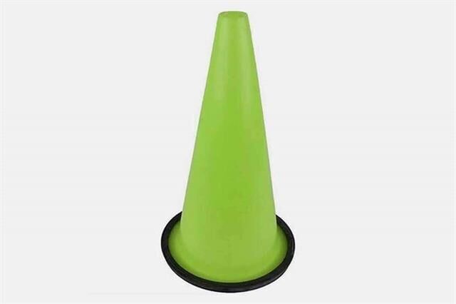 38 cm Kauçuk Tabanlı Antrenman Hunisi Mavi