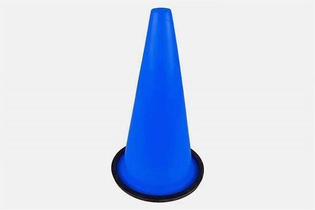 38 cm Kauçuk Tabanlı Antrenman Hunisi Sarı
