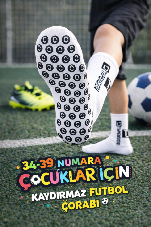 Kaydırmaz Tabanlı Çocuk Çorabı – Silikonlu, Güvenli Yürüyüş ve Oyun Çorabı