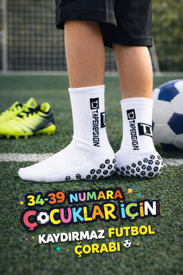 Kaydırmaz Tabanlı Çocuk Çorabı – Silikonlu, Güvenli Yürüyüş ve Oyun Çorabı