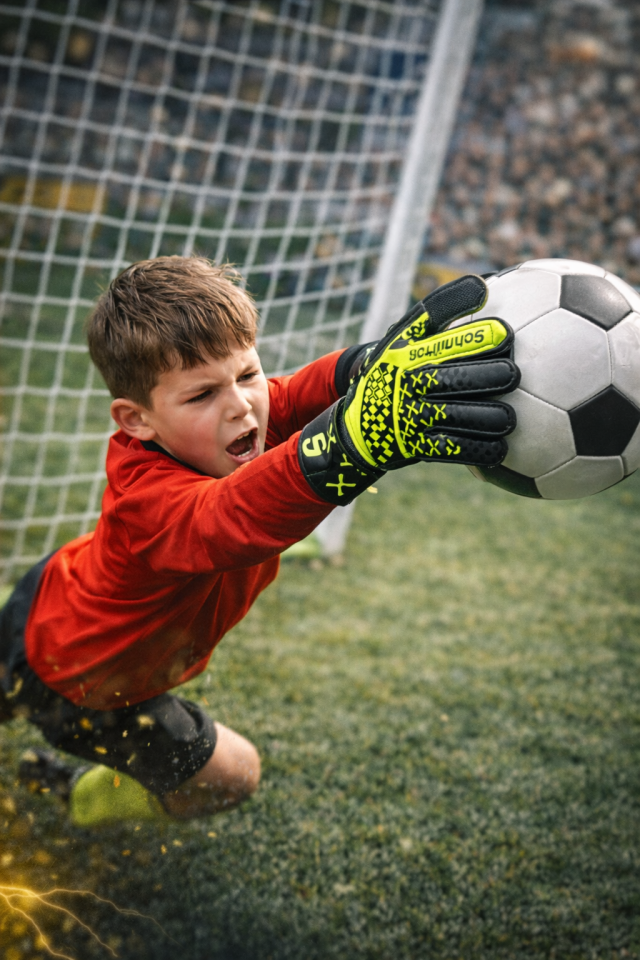 4’lü Kaleci Seti Kaleci Eldiveni Uzun Çorap Mini Tekmelik Darbe Emici Dizlik Futbol Kaleci Koruma Ekipmanları