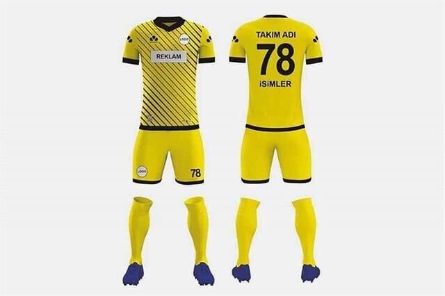 ZFD019 Dijital Futbol Forma Takımı Yağmur Desen - Bisiklet Yaka