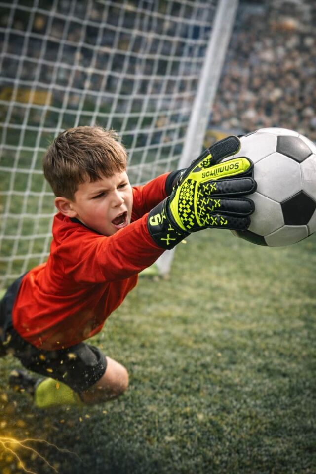4’lü Kaleci Seti Kaleci Eldiveni Uzun Çorap Mini Tekmelik Darbe Emici Dizlik Futbol Kaleci Koruma Ekipmanları 9 - Beyaz