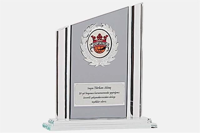 Bayspor M161 Kristal Plaket 23 cm