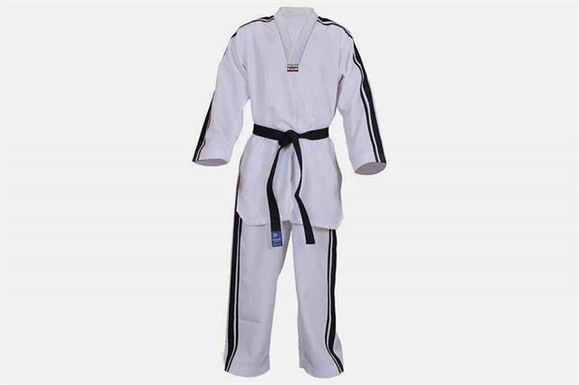 TE040 Beyaz Yaka Teakwondo Elbisesi
