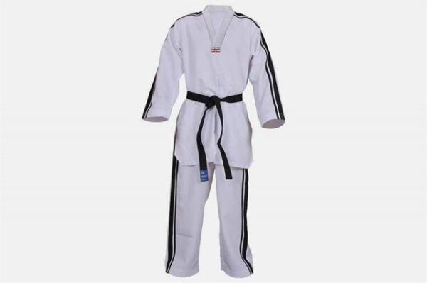 TE040 Beyaz Yaka Teakwondo Elbisesi
