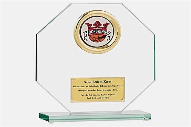 M201 Kristal Plaket 24 cm