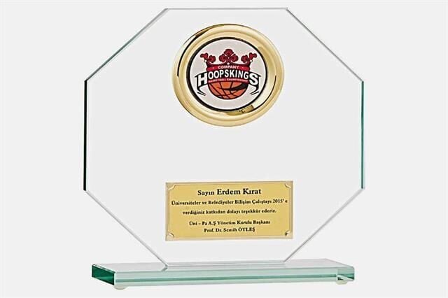 M201 Kristal Plaket 24 cm