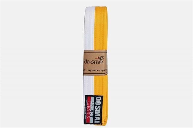 TK246 Çift Dolama Sarı-Beyaz Kuşak TK246 Çift Dolama Sarı-Beyaz Kuşak