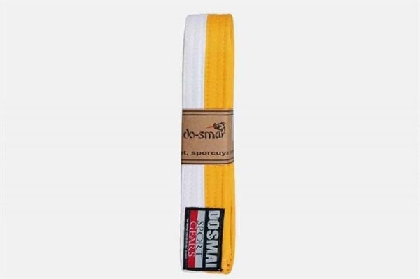 TK246 Çift Dolama Sarı-Beyaz Kuşak