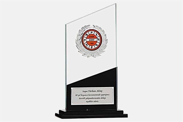 Bayspor M209 Kristal Plaket 26 cm