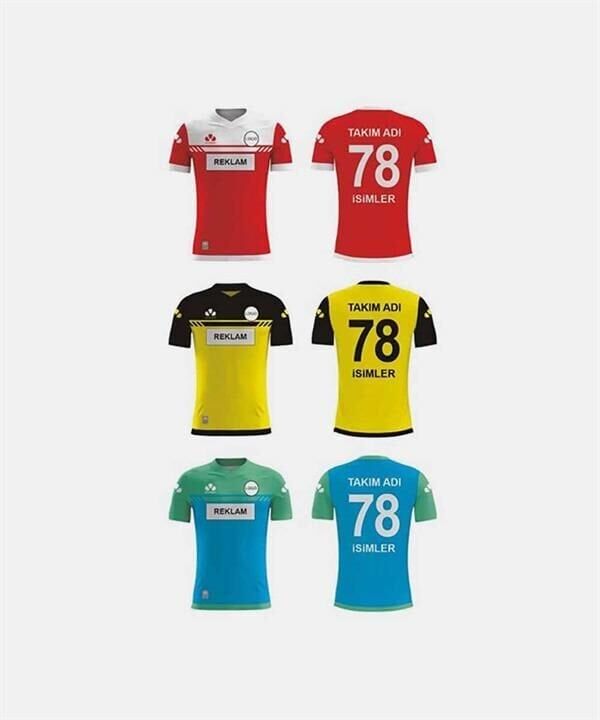 ZFD030 Dijital Futbol Forma Takımı Yağmur Desen - Bisiklet Yaka
